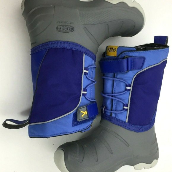 Keen Lumi Winter Boots -40 Waterproof 400g Insulate Grey Blue kids Sz 11 - Picture 5 of 8